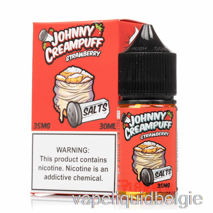 Vape België Aardbei - Johnny Creampuff Salts- 30ml 35mg